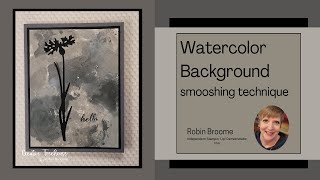 Watercolor backgrounds smooshing technique [upl. by Oninrutas75]