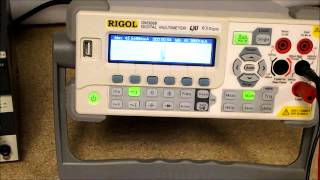 RIGOL DM3068 DMM MultiMeter MAX current drain monitoring using MathStatTrend [upl. by Hartnett]