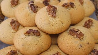 Walnut Cookie  کلچه چهار مغزی  From The Kitchen Of Roya [upl. by Mord]