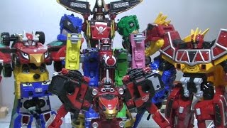 파워레인저 다이노포스 엔진포스 캡틴포스 로봇 장난감 Power Rangers Dino Charge RPM Super Megaforce Megazord Toys [upl. by Jacquenetta]