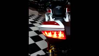 2013 Ducati Hypermotard 821 SP rear turning signal [upl. by Suolevram]