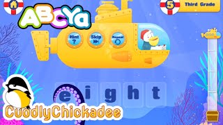 ABCya Submarine Spelling Practice for Grade 3 [upl. by Aiset]