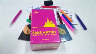 Tutorial Main Board Game  A Fake Artist Goes to New York [upl. by Epilef]