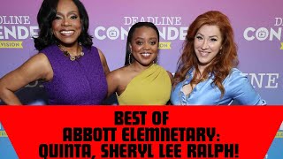 QUINTA BRUNSON SHERYL LEE RALPH LISA ANN WALTER Best of ABBOTT ELEMENTARY Interviews [upl. by Adelaide]