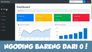 1  Tutorial Pembuatan Aplikasi Stock Barang Berbasis Web  Template  Setup Database [upl. by Larok]