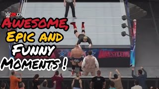 WWE 2K17 AWESOMEEPIC AND FUNNY MOMENTS [upl. by Rafaelle]