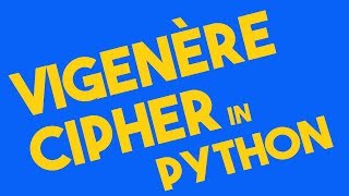 Vigenere Cipher Encryption and Decryption in Python [upl. by Elata628]