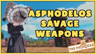 All Pandaemonium Asphodelos Savage Weapons  FFXIV Endwalker Glamour Showcase [upl. by Brenda740]