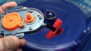 Beyblade How to remove the lock mechanism from the Rev Up Launcher ベイブレード [upl. by Ileana246]