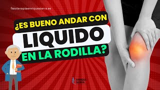 ¿ES BUENO ANDAR CON LÍQUIDO EN LA RODILLA 🤔 [upl. by Cerell]