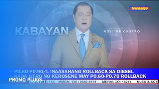 Teleradyo  Kabayan promo 01NOV2020 [upl. by Crellen]