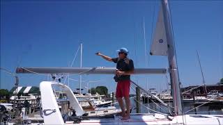 Importance of Friction in Furling Mainsail  Furling Part 2 [upl. by Eliak]