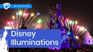 Disney Illuminations Disneyland Paris FULL SHOW 25th Anniversary Nighttime Spectacular 4K [upl. by Correna]