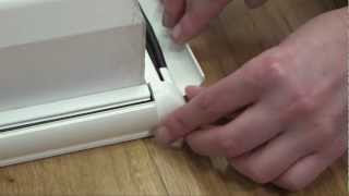 DLine 22x22mm Quarter Round Trunking SmoothFit HowtoInstallation Video [upl. by Araec]