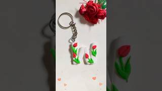 Diy alphabet keyring name diy viralvideo shorts [upl. by Tuttle950]