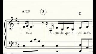 Partitura ESCAPE Renascer Praise  Arranjo para piano [upl. by Aramo]