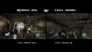 Resident Evil 4 Biohazard Crack Windows Vista vs Crack Windows XP [upl. by Stearne]