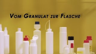 Vom Granulat zur Flasche  Die Entstehung einer Rixius Kunststoffflasche [upl. by Dry405]