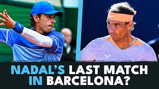 Rafael Nadal vs Alex de Minaur Highlights  Barcelona 2024 [upl. by Pickar]