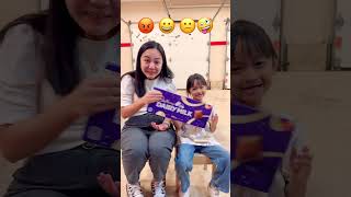 Chocolate prank on kid 😡🤪😱👶🏻❤️👧🏻🌈✅🚀🍫 [upl. by Maud381]