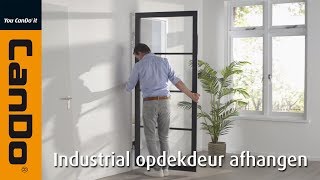 CanDo Industrial binnendeuren  Instructiefilm opdek deur afhangen [upl. by Tews786]