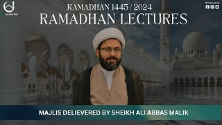 Eve of 11th Ramadhan  Sheikh Ali Abbas Malik  210324 [upl. by Eldwin]