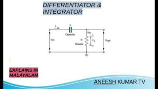 DIFFERENTIATOR AND INTEGRATORMALAYALAM EXPLANATION [upl. by Aimit]