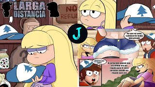 Larga distancia  Dipper x pacífica Comic Fandub español Parte 1 [upl. by Johst]