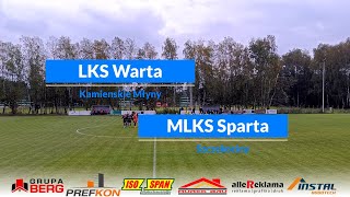 Warta Kamieńskie Młyny vs Sparta Szczekociny jesień 2022 SKRÓT [upl. by Nhguaval]