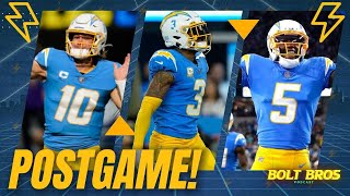 Chargers vs Raiders Week 1 Postgame Show  LA Chargers Recap amp Analysis BOLT BROS  LA Chargers [upl. by Inami]