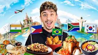 Eating Most VIRAL Foods from Around the World 🌎 [upl. by Brick]