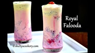 royal falooda recipe  summer desserts recipes  Falooda recipe [upl. by Aneri]