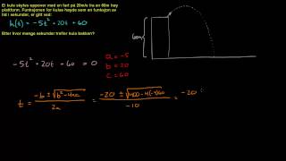 45  Praktisk bruk av andregradslikninger 1T [upl. by Pietje547]