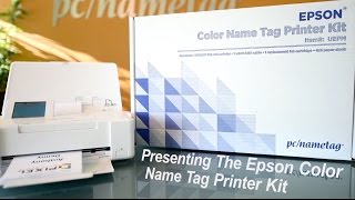 Color Name Tag Printer Kit [upl. by Branden]