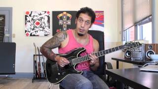 How to play Five Magics by Megadeth Guitar Solo Lesson wtabs pt1 [upl. by Amolap429]