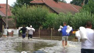 SPATE  POVODEŇ NA POTOKU LEŽÁK 18072010 [upl. by Alisan]