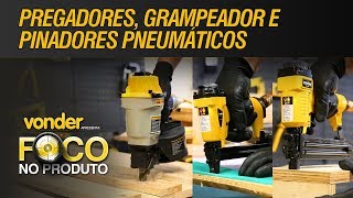 Pregadores Grampeador e Pinadores Pneumáticos VONDER [upl. by Chastity870]