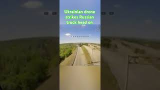 Bam Right in the kisser combat drone military russia russiaukrainewar ukraine [upl. by Peters243]