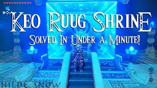 Keo Ruug Shrine Solved Under a minute Zelda botw [upl. by Sanborne]