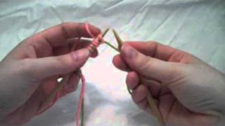 How to Provisional cast on waste yarn method [upl. by Tullius]