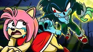 Sonic Turn Into WEREWOLF Very Sad Story But Happy Ending SONIC Animation [upl. by Eimrej]