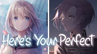 「Nightcore」 Heres Your Perfect Switching Vocals  Jamie Miller ft salem ilese ♡ Lyrics [upl. by Melessa722]