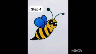 Insect drawing step by step [upl. by Giarla]