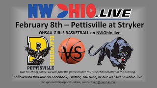 NWOhiolive HS Basketball  Pettisville at Stryker  2824 [upl. by Goat196]