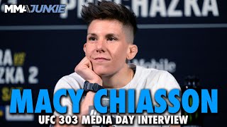 Macy Chiasson Says Mayra Bueno Silva is Kind of a Mess Open to Kayla Harrison Fight  UFC 303 [upl. by Neerehs]