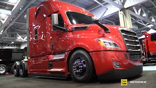 2022 Freightliner Cascadia Sleeper Truck  Exterior Interior Walkaround Tour  Salon Camion Lourd QC [upl. by Arikaahs]