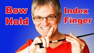 Violin Bow Hold Index Finger Episode 3 Online Violin Music Lessons [upl. by Eselahs880]