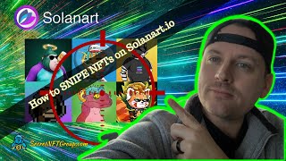 How to snipe NFTs on Solanart quick flipping guide [upl. by Scarito]