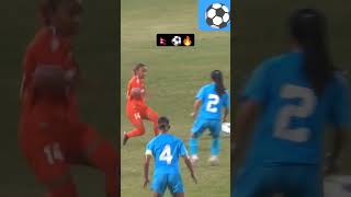 Preeti and Samba ❤️SAFF Womens Championship Nepal 🇳🇵❤️ samba preetisabitrabhandarifyp football [upl. by Krishna]