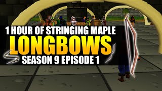 Fletching Maple Longbows  Testing OSRS Wiki Money Making Methods [upl. by Allenad354]